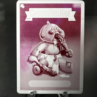 2023 GARBAGE PAIL KIDS CHROME SERIES 6 PRINTING PLATE 218B  BRIDGET DIGIT 6TH - Image 1 of 3