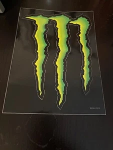 Monster Energy Claw Logo Decal 6”x8” LARGE STICKER - Picture 1 of 1
