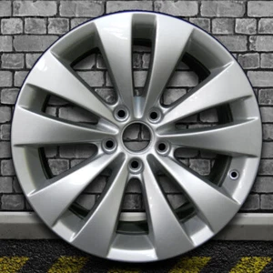 Bright Fine Metallic Silver OEM Factory Wheel for 2009-2012 Volkswagen CC - 17x8 - Picture 1 of 3