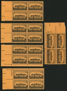 1956 3c US Postage Stamps Scott 1083 Nassau Hall Princeton University Lot of 20 - Picture 1 of 1