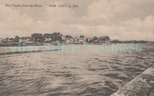 New Castle Delaware DE - PUERTO Y MUELLES DE RÍO - Postal - Imagen 1 de 2