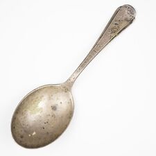 Antique Towle Sterling Silver Baby Spoon 1930s Old Brocade Pattern 4.25"