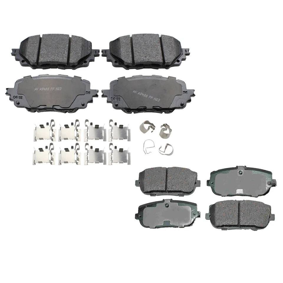 Juego de pastillas de freno delanteras traseras cerámicas Akebono para Fiat 124 Spyder Mazda MX5 Miata Foto 1 de 1