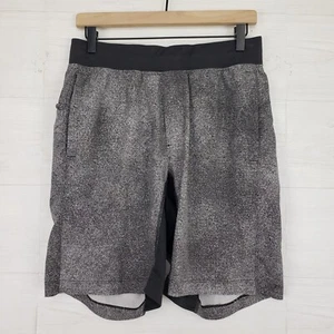 Lululemon T.H.E. Shorts 9" Men’s Medium Linerless Heathered Gray Zipper Pocket - Picture 1 of 13
