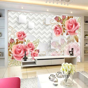 3D Rose Flower 1715NA Wallpaper Wall Mural Removable Self-adhesive Fay - Picture 1 of 11