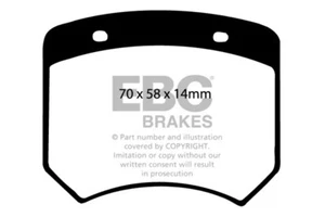 Pastillas de freno traseras EBC Greenstuff para Caterham C21 2.0 (96 > 00) - Imagen 1 de 1