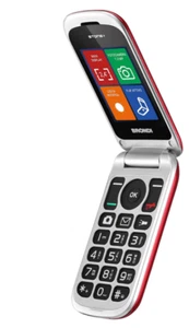BRONDI STONE+ ROSSO CELLULARE FLIP GSM DUAL SIM FOTOCAMERA DISPLAY 2.4" - Picture 1 of 9