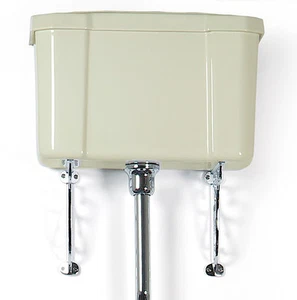 Cisterna WC in ceramica alto livello avorio/crema - Foto 1 di 2
