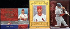 2003-05 Donruss Albert Pujols Lot Of 5 - All Serial Numbered