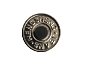 Reusable 17mm Brass Jeans Button Screw on Tack Fasteners Repair Denims Jackets - Picture 1 of 5