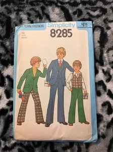 Simplicity (1977) Sewing Pattern 8285 - Boy Size 4&6 - Picture 1 of 2