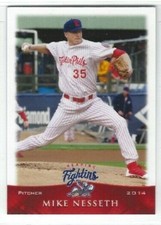 2014 Reading Fightin' Phils Mike Nesseth