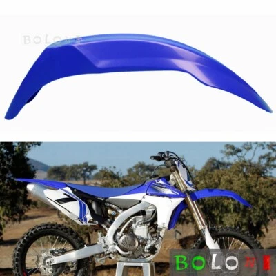 Front Fender Mudguard Blue For Yamaha WR250 WR250R WR450 YZ80 YZ125 YZ250 YZ450 - Image 1 of 4