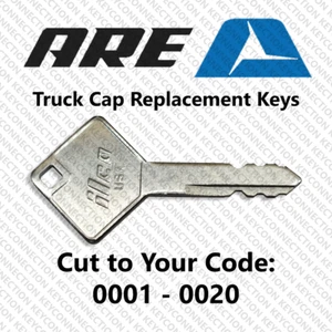 A.R.E. ARE Truck Cap Key Cut to Your Code 0001 - 0020 - Picture 1 of 2
