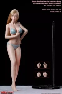 TBLeague S34 1:6 White Skin Seamless Femal Body Flexible Action Figure 12in Doll - Picture 1 of 7