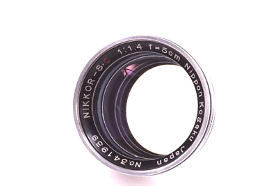 NIKKOR-S.C 5cm 50mm f1.4 Nippon Kogaku Lens NIKON S mount f/1.4 #341939 - Image 1 of 4