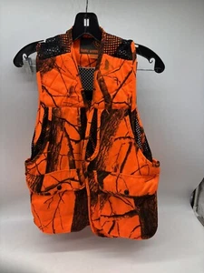 Game Winner Hunting Vest Small Blaze Orange Realtree Hardwoods HD Game Hunt - Picture 1 of 8