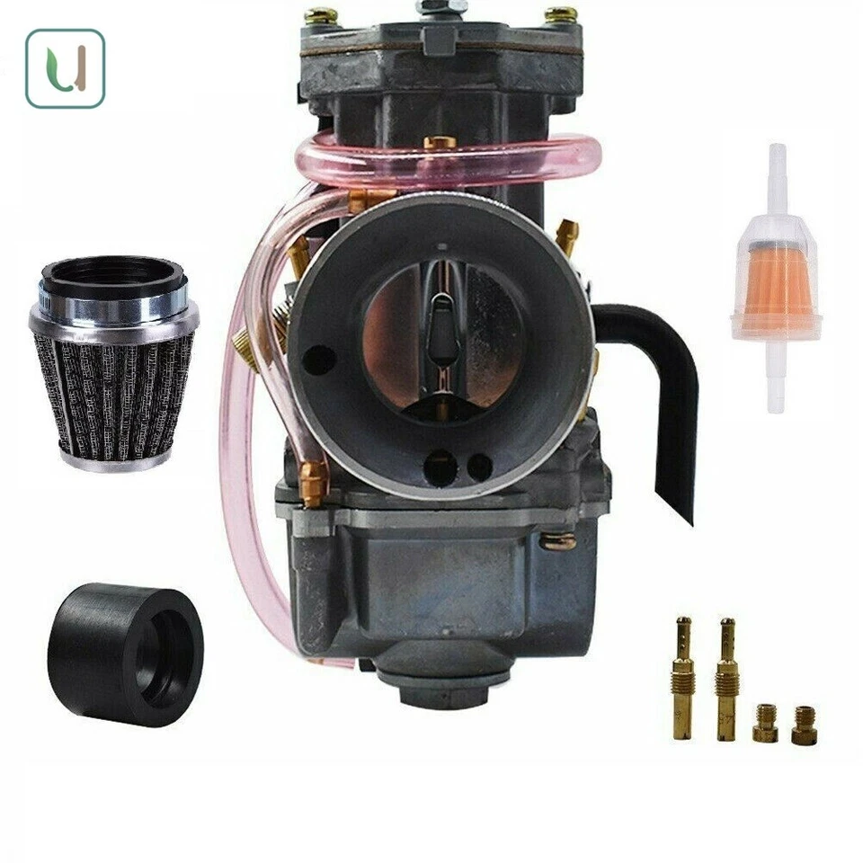 Carburador y filtro de aire para Honda CR80 CR80R CR85R Kawasaki Yamaha PWK32 nuevo Foto 1 de 4