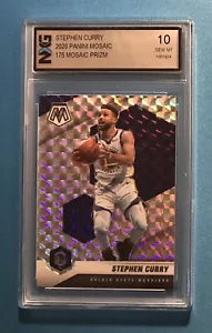 Stephen Curry 2020 Mosaic Silver Mosaic Prizm #175 Graded NXG Gem Mint 10 - Picture 1 of 2