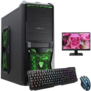 Mega Fast AMD Quad Core 4.2 PC Home Gaming Computer 8GB 1TB Bundle Vantage G - Picture 1 of 2