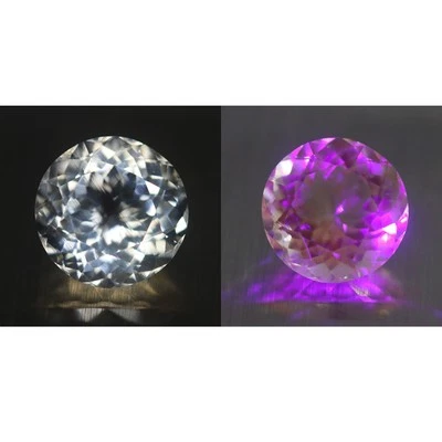 3.45 Cts_Antique Gem_100% Natural Unheated UV Fluorescent Color Change Scapolite - Image 1 of 4