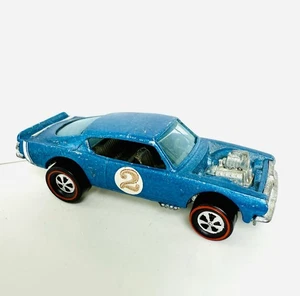 Hot Wheels Redline 1970 Spoilers King Kuda In Blue w/ Dark Interior Original #2 - Picture 1 of 11