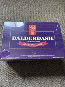 Balderdash Board Game New Sealed Vintage 1984 Edition Parker Bros Bluffing Game - Picture 1 of 4