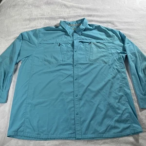 Cabela's Guidewear Shirt Mens 3XLT UPF 50 Vented Long Sleeve Button Up Fishing - Picture 1 of 14