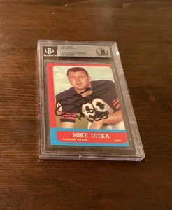 1963 Topps #62 Mike Ditka Signed/Auto BAS Authenticated w/ HoF 88 Inscription - Picture 1 of 2