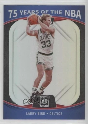 2021-22 Panini Prizm Optic 75 Years of the NBA Larry Bird #36 HOF - Image 1 of 2