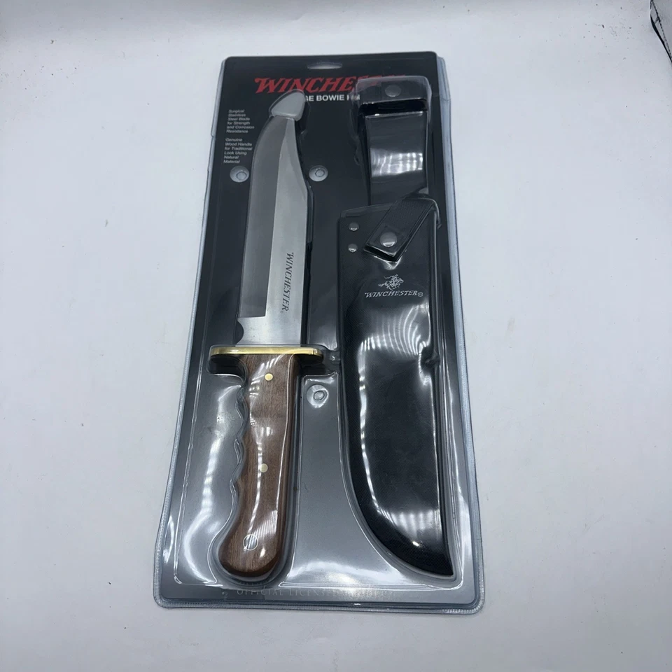 NUEVO - Cuchillo Bowie Grande Winchester con Funda 22-41206 Acero Inoxidable (TF1091) Foto 1 de 4