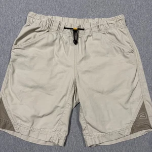 KEEN Beige Cotton Shorts Drawstring Pull On Pockets Men's Size M - Picture 1 of 15