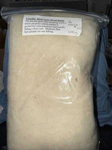 BN The Makerss Lanolin Rich Core Wool Batts 100g - Picture 1 of 2