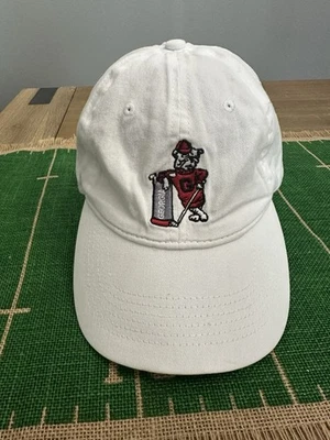Big X Georgia Bulldogs Golfing Dog White Adjustable Baseball Cap - Image 1 of 4