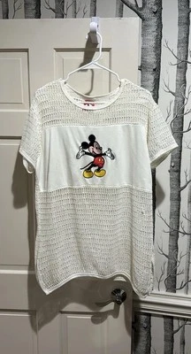 Terno de banho feminino médio vintage Mickey Disney capa EUA - Imagem 1 de 4