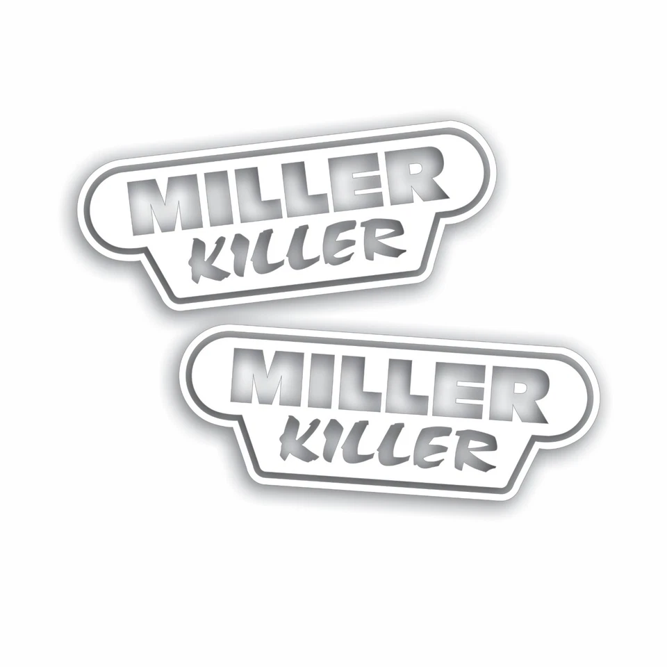 2X Adesivo Adesivo MILLER KILLER Compatível com Lincoln Electric Mig Arc Tig Soldador a Gás W - Imagem 1 de 1