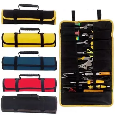 Reel Type Tool Storage Bags Repair High-capacity Tools Bag Oxford Cloth Durable • 12.59£