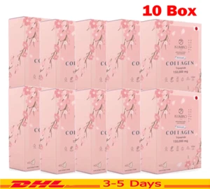 10X KUMIKO Collagene Premium Polvere Antietà Pelle Liscia Sbiancante 150.000mg - Foto 1 di 6