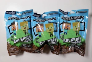 MINECRAFT BACKPACK BUDDIES HANGERS KEYRING - BLIND BAG PACK X 2 X 3 - Picture 1 of 6