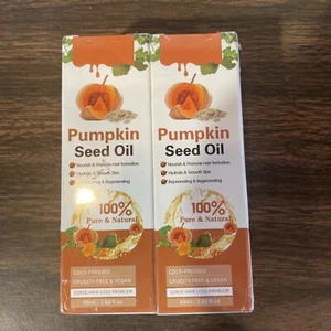 Pumpkin Seed Oil Organic Pumpkin Seed Essential Oil Damaged Hair 100% Pure 2 Pk - Picture 1 of 7