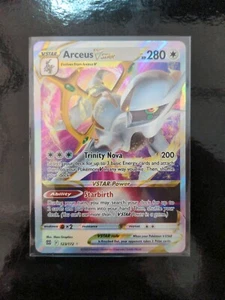 Arceus VSTAR 123/172 - Brilliant Stars - Pokemon TCG Card - Picture 1 of 8