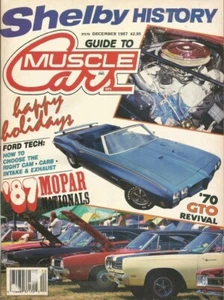 GUIDE TO MUSCLE CARS 1987 DEC - SHELBY HISTORY, X-100 - Imagen 1 de 1