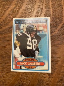 1980 TOPPS #280 JACK LAMBERT EX