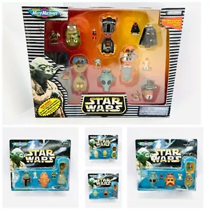 Star Wars Micro Machines Galoob Mini Heads Figure Playsets 1996 COMPLETE NEW MOC - Picture 1 of 11