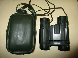Kalimar Compact Binoculars 8x21 with Olive Green Zippered Case Made in Korea EUC - Picture 1 of 7