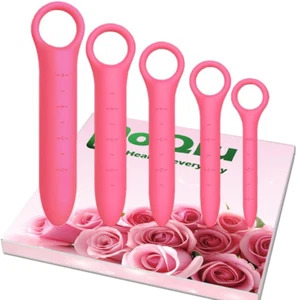 Confezione da 5 Dilatatori Silicone per Pavimento Pelvico da Donna con Squame Fine, Pelvic Wan - Foto 1 di 12