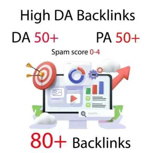 DA 50+ SEO Backlinks | Dofollow Backlinks | Backlinks | High DA Backlinks - Picture 1 of 1