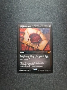 MTG Double Masters 2022 Imperial Seal 439 Foil Etched - Bild 1 von 3