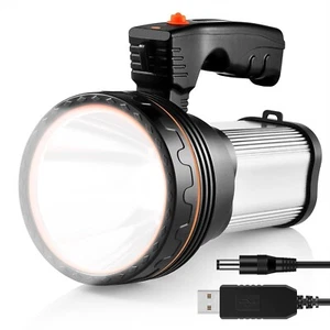 Linterna LED Recargable 100000 Lúmenes Alta Potencia Súper Brillante 9000mAh - Imagen 1 de 9