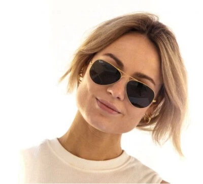 Sunglasses AVIATOR Classic BLACK Lens - 3025 001/62 -  Ray Ban Standard Size - Image 1 of 4